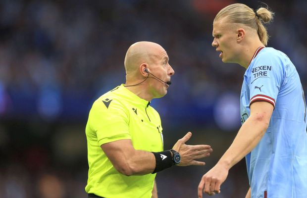 Haaland l-a insultat pe arbitrul meciului cu Real » Amenințat de Marciniak: „Repetă ce-ai spus și te dau afară!”