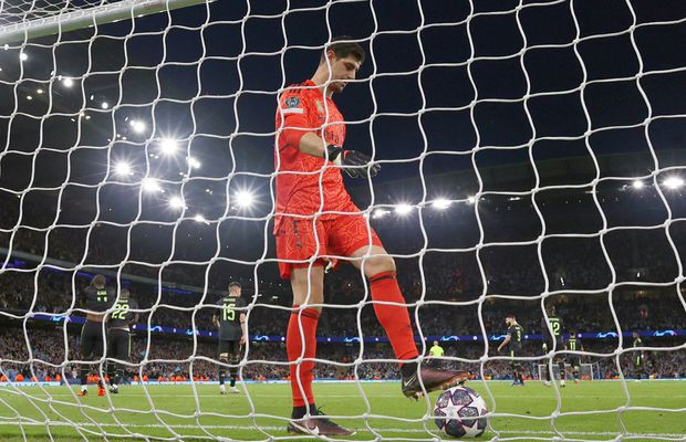 Uluitor! Courtois a apărat excelent și s-a opus unei înfrângeri mult mai severe deși a jucat cu ruptură musculară