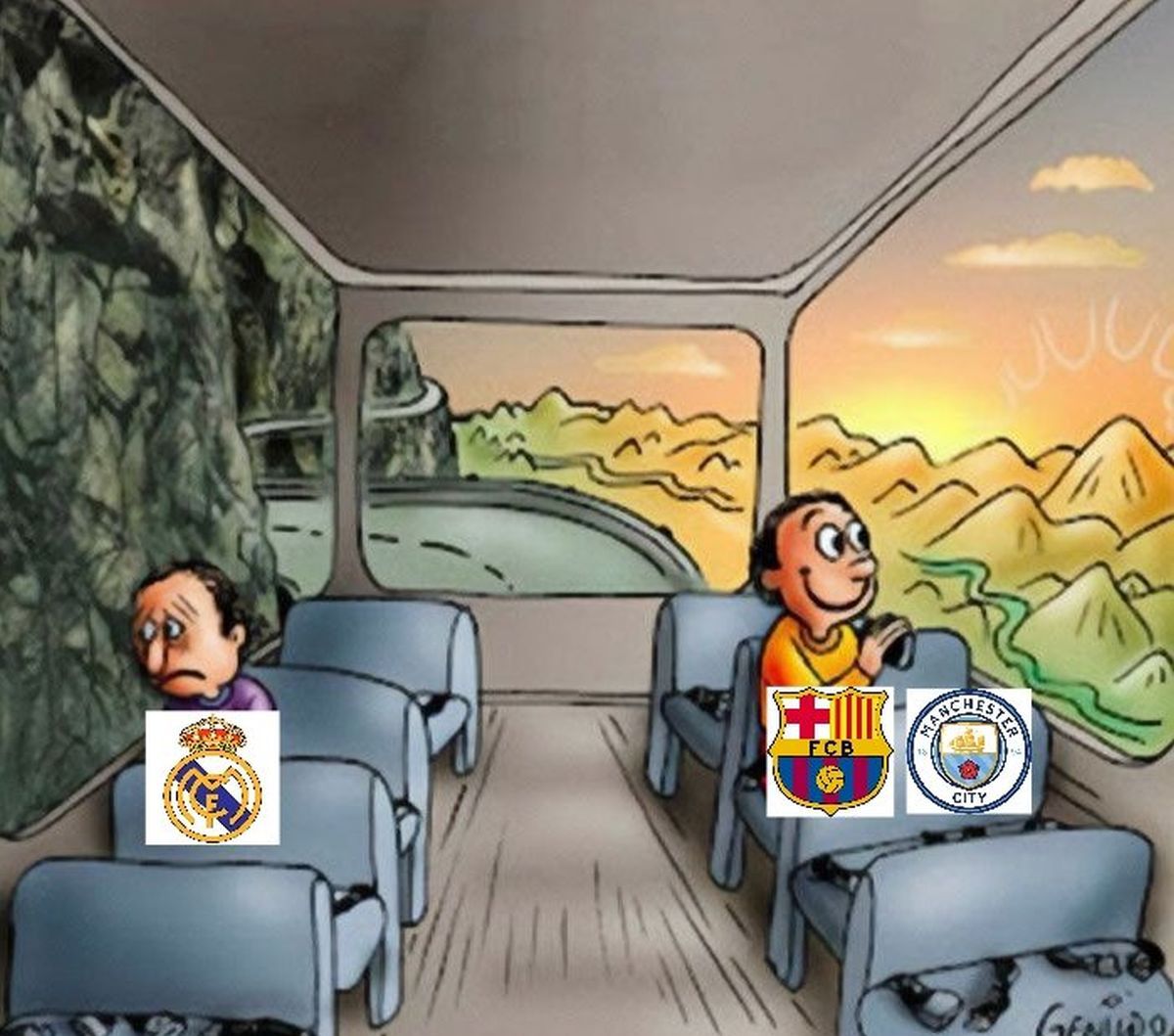Meme Manchester City - Real Madrid 4-0