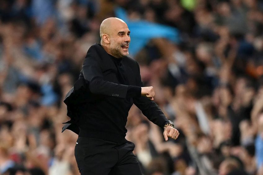 Pep Guardiola, antrenor Manchester City. 
Foto: Getty Images