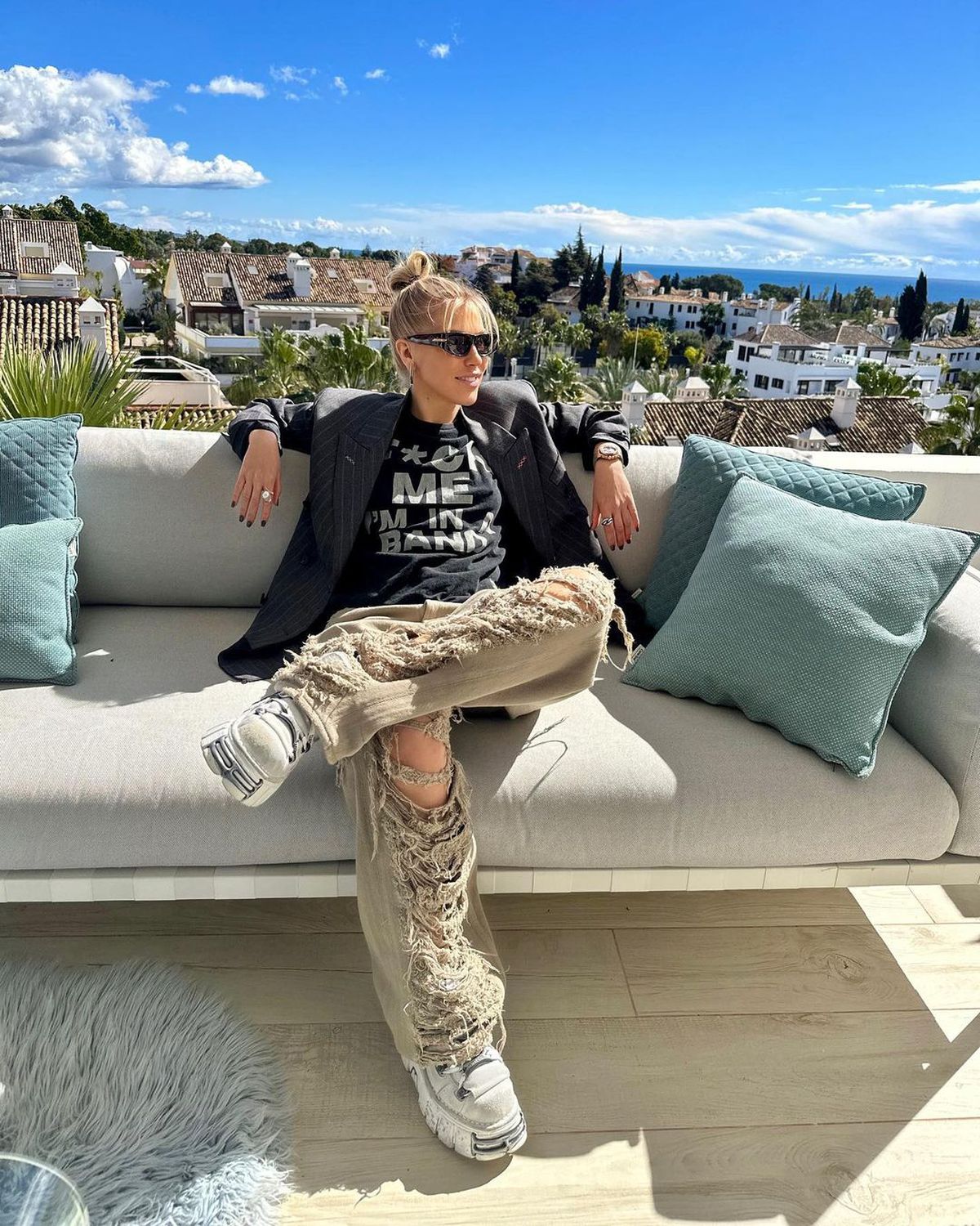 O vedetă din România, show la City - Real Madrid » A apărut pe transmisiunea live imediat după golul lui Alvarez