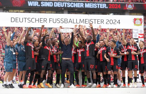 Istorie! Bayer Leverkusen a terminat NEÎNVINSĂ în Bundesliga