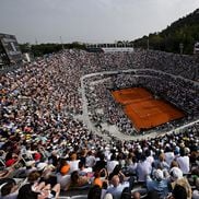 Terenul Central de la Foro Italico la finala dintre Iga Swiatek și Aryna Sabalenka FOTO Guliver/GettyImages