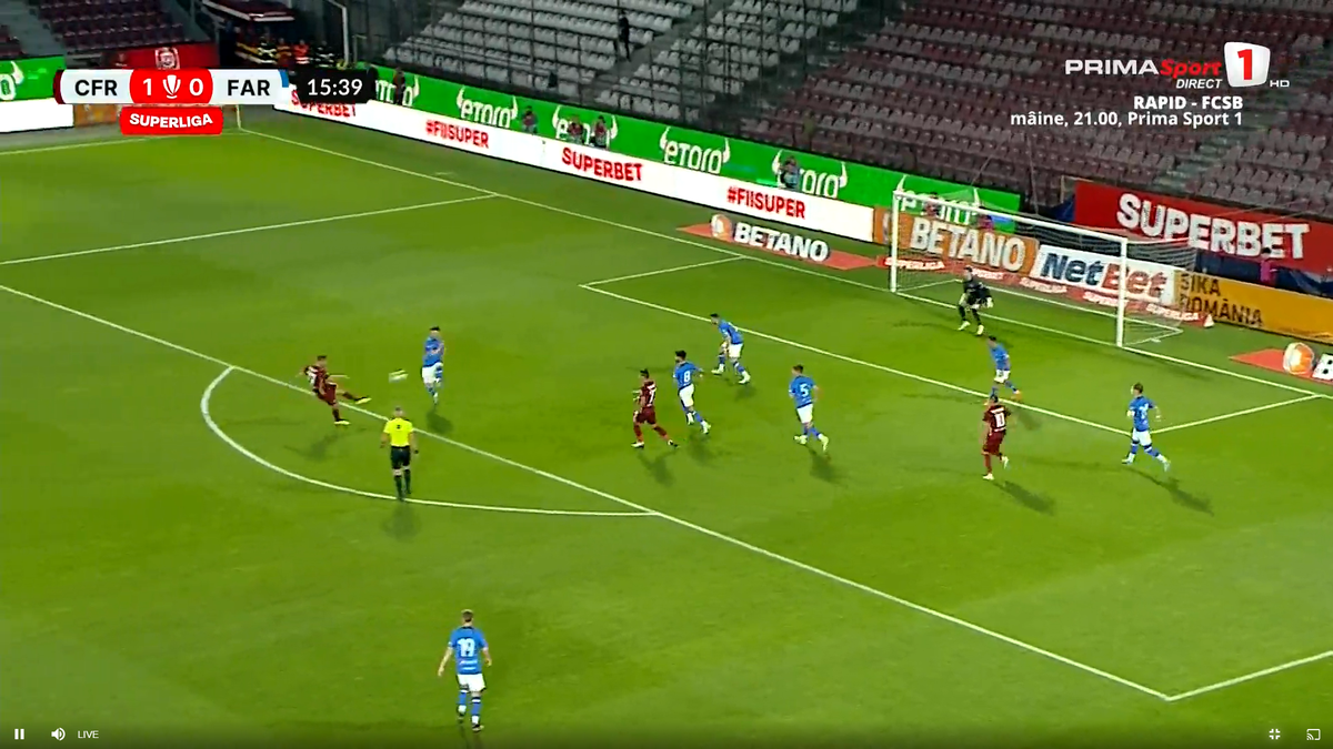 Tachtsidis, gol superb în CFR Cluj - Farul