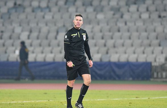 Arbitrul protagonist într-unul dintre scandalurile sezonului, desemnat să conducă derby-ul Rapid – FCSB