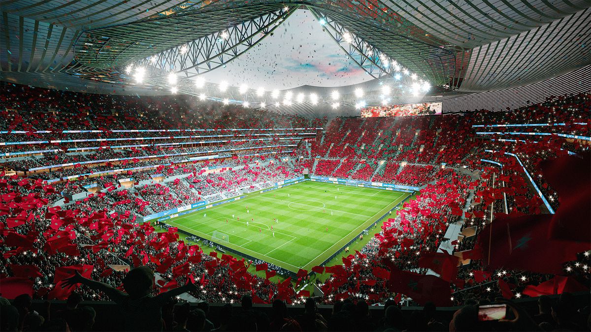 Stadionul Grand Stade Hassan II din Maroc