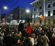Primele imagini cu Nicușor Dan și George Simion, după apariția exit-poll-urilor