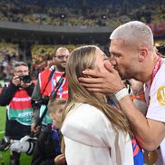 Antonia Salanta și Daniel Bîrligea, la petrecerea câștigătorii titlului de către FCSB. Foto: Eduard Vînătoru (GSP.RO)