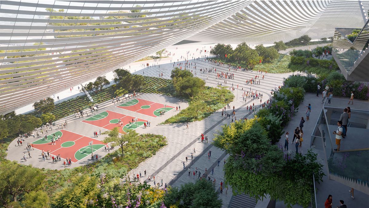 Mega-stadionul care rivalizează cu Santiago Bernabeu pentru finala CM 2030 » Va avea 115.000 de locuri: imagini de pe șantier