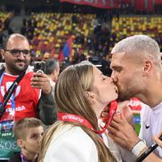 Antonia Salanta și Daniel Bîrligea, la petrecerea câștigătorii titlului de către FCSB. Foto: Eduard Vînătoru (GSP.RO)