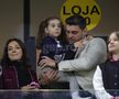 Teodora Becali, Mihai Mincu, Gigi Becali, la FCSB - U Craiova 1-0. Foto: Ionuț Iordache (GSP.RO)