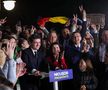 Primele imagini cu Nicușor Dan și George Simion, după apariția exit-poll-urilor