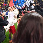Antonia Salanta și Daniel Bîrligea, la petrecerea câștigătorii titlului de către FCSB. Foto: Eduard Vînătoru (GSP.RO)