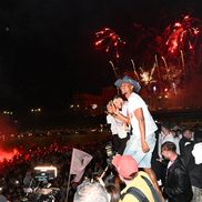 FCSB a sărbătorit câștigarea titlului de campioană. Foto: Răzvan Păsărică (sportpictures.eu)