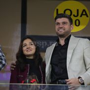 Teodora Becali, Mihai Mincu, Gigi Becali, la FCSB - U Craiova 1-0. Foto: Ionuț Iordache (GSP.RO)