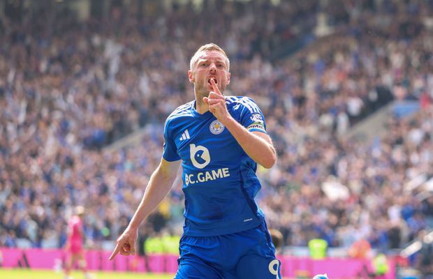 Inevitabil! Jamie Vardy a marcat golul cu numărul 200 la ultimul meci pentru Leicester