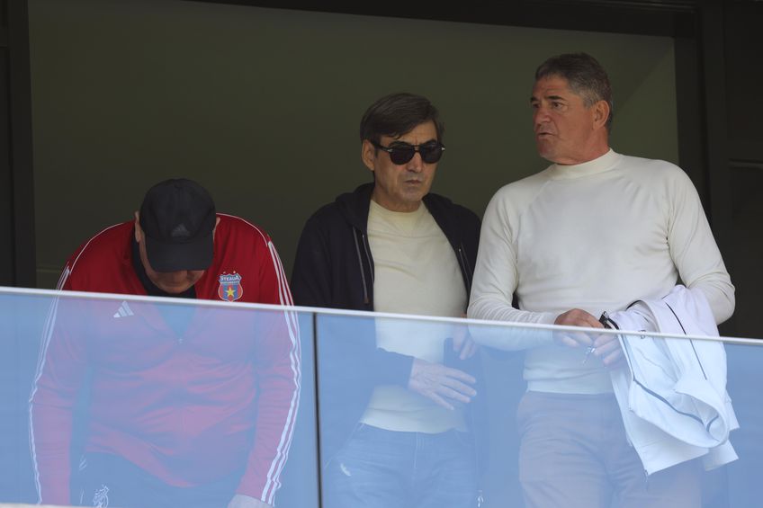 FOTO „Aici e Steaua!” » 3 detalii din Ghencea, de la Steaua - CSM Reșița: ce făcea Victor Pițurcă în lojă și cum arată la 69 de ani + mesajele ostile ale ultrașilor