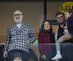 Teodora Becali, Mihai Mincu, Gigi Becali, la FCSB - U Craiova 1-0. Foto: Ionuț Iordache (GSP.RO)