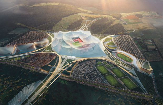 Ca în filmele SF! Cum va arăta și cât va costa cel mai mare stadion din lume: imagini „extraterestre”