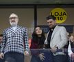 Teodora Becali, Mihai Mincu, Gigi Becali, la FCSB - U Craiova 1-0. Foto: Ionuț Iordache (GSP.RO)