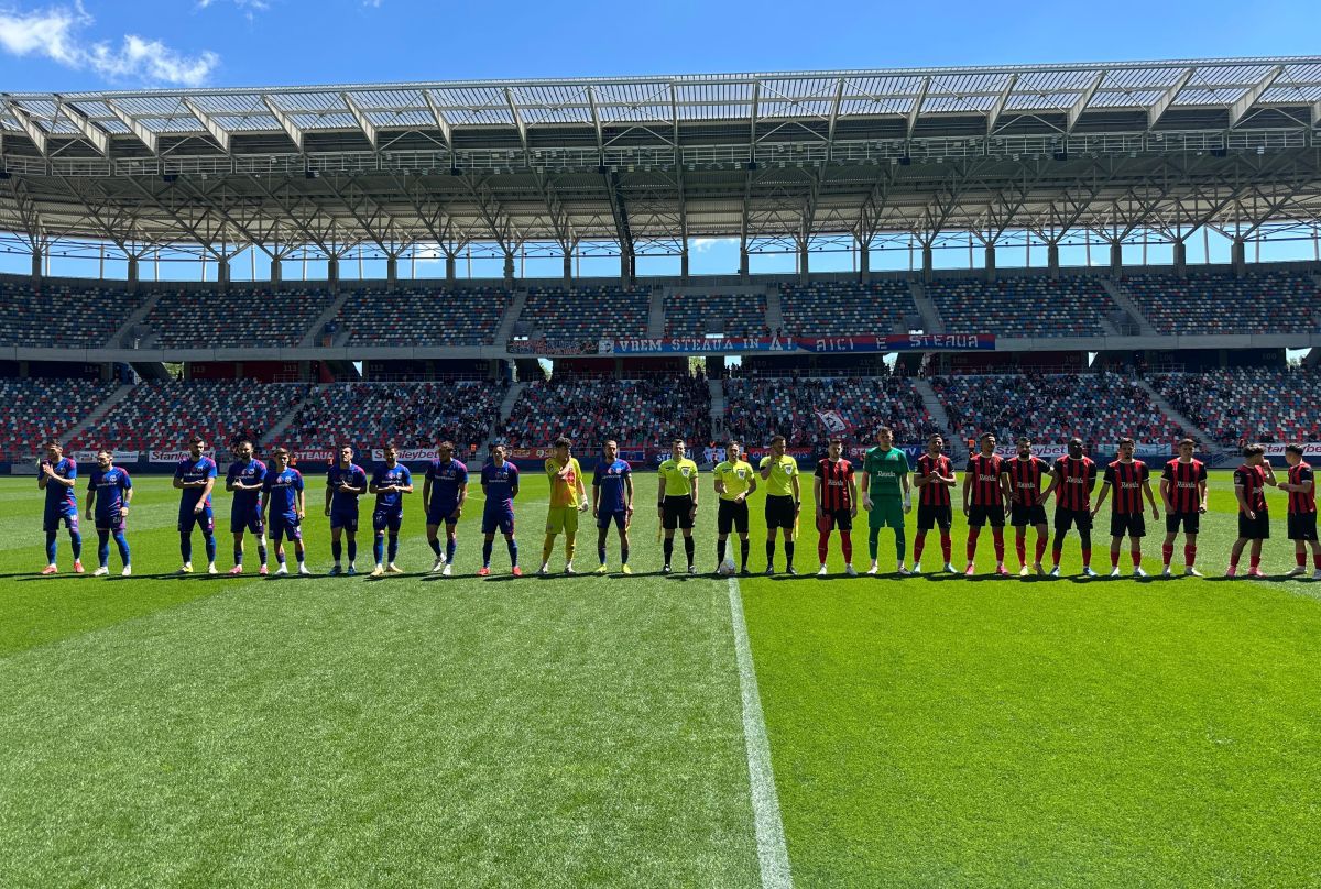 Steaua București - CSM Reșița, ultima etapă a play-off-ului din Liga 2: imagini din Ghencea