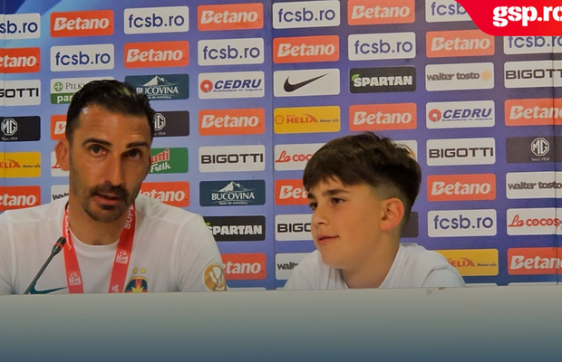 Elias Charalambous, dat de gol de fiul lui în direct, la conferința de presă