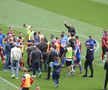 Scenele de la finalul partidei Steaua - Reșița, scor 0-2 / Foto: GSP