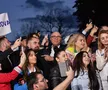 Primele imagini cu Nicușor Dan și George Simion, după apariția exit-poll-urilor