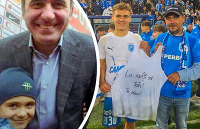 „S-a născut cu stea în frunte!” » Tatăl lui David Matei, mărturii spectaculoase după eventul Craiovei + Fotografia specială cu Hagi și promisiunea scrisă pe un șervețel