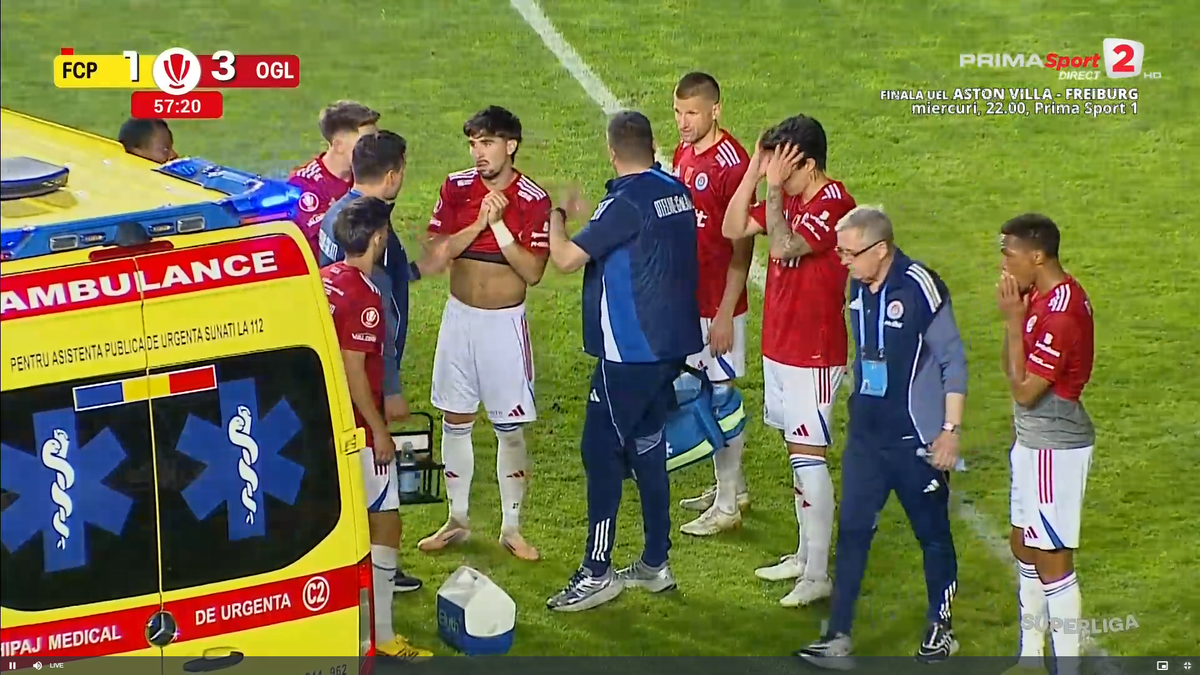 Aproape de o tragedie în Petrolul - Oțelul