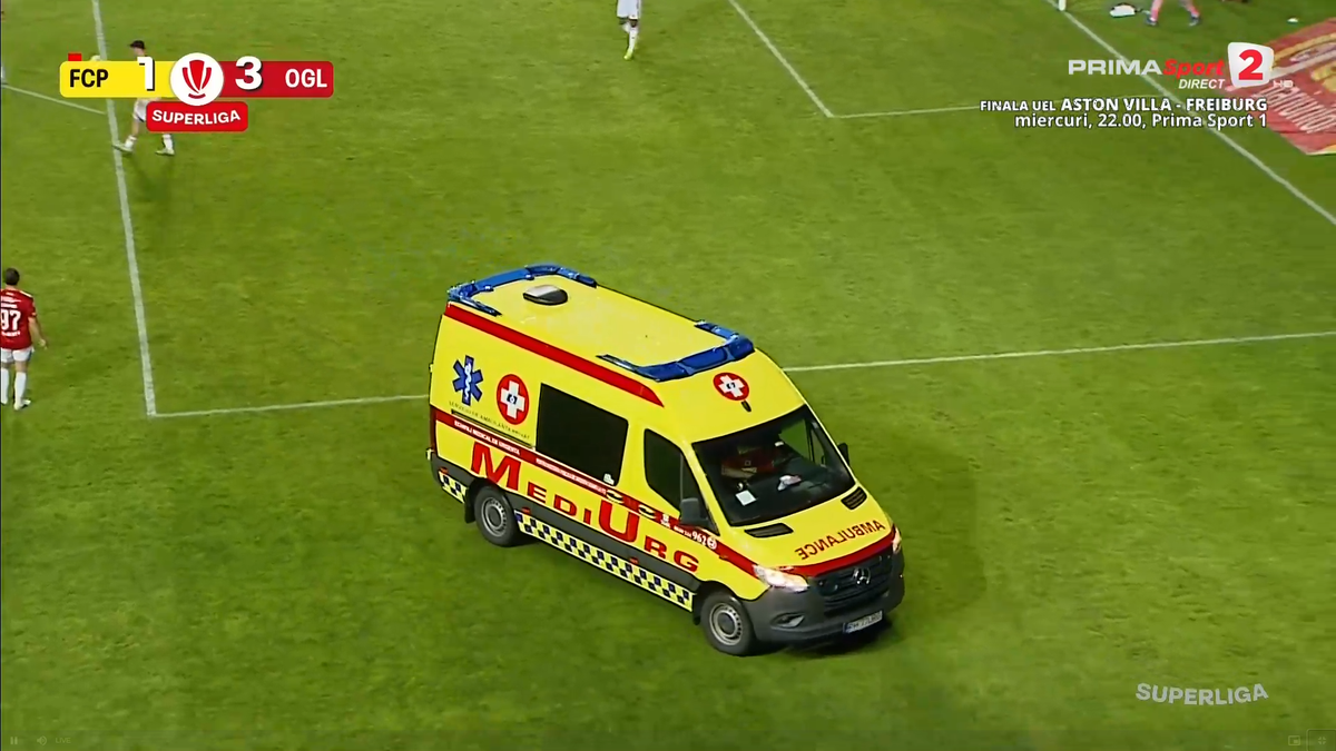 Aproape de o tragedie în Petrolul - Oțelul