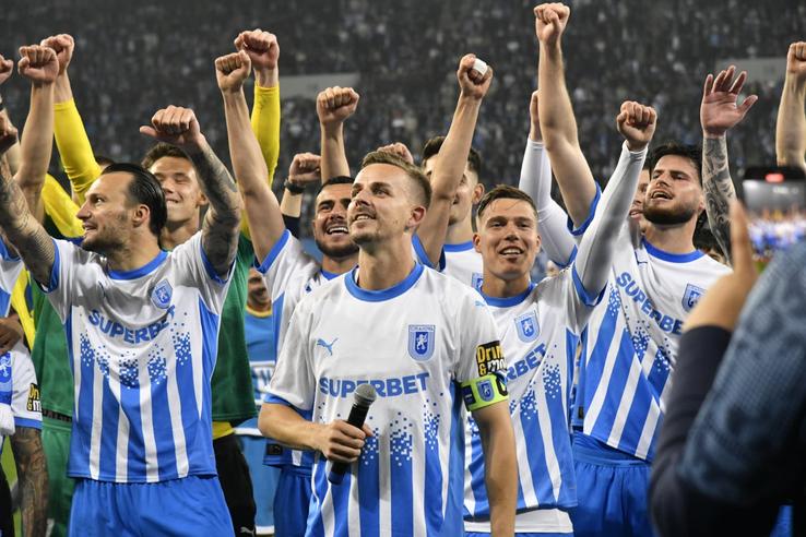 Nicușor Bancu. Universitatea Craiova a câștigat titlul de campioană în Superligă. Foto: Cristi Preda (GSP.RO)
