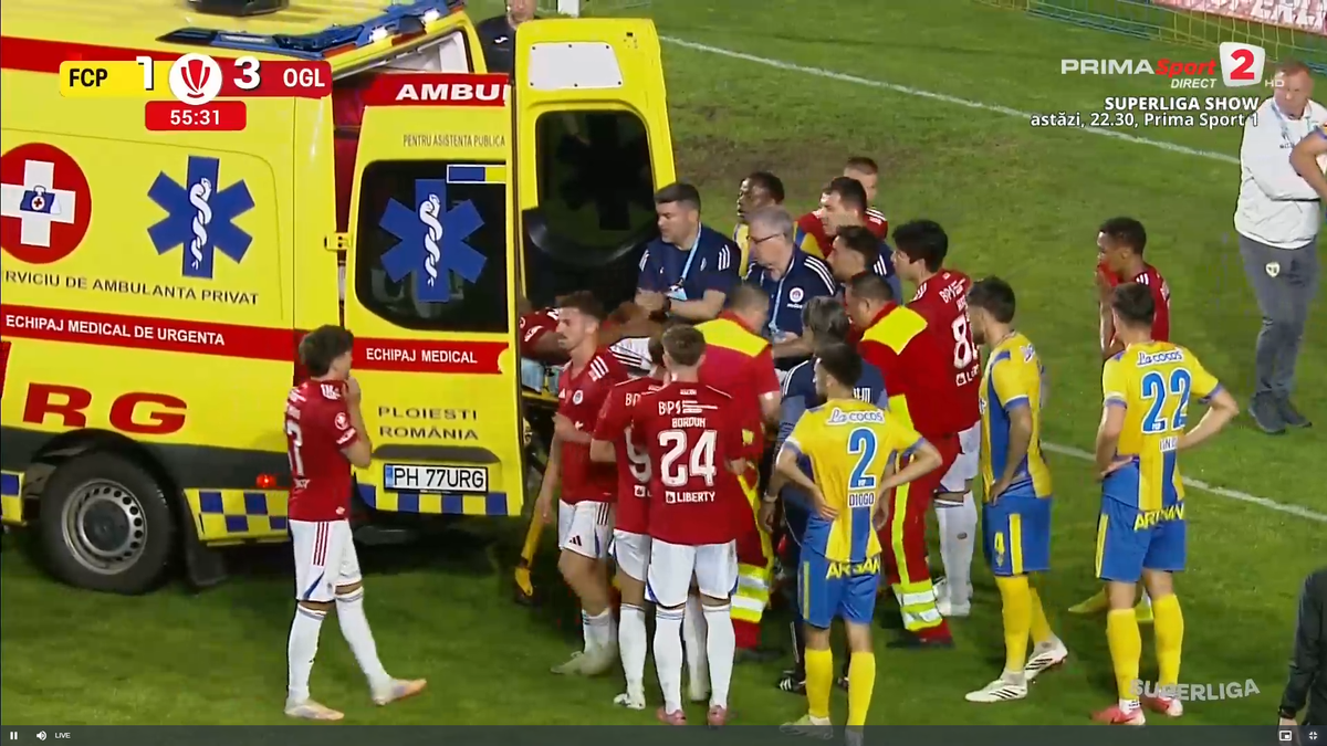Aproape de o tragedie în Petrolul - Oțelul