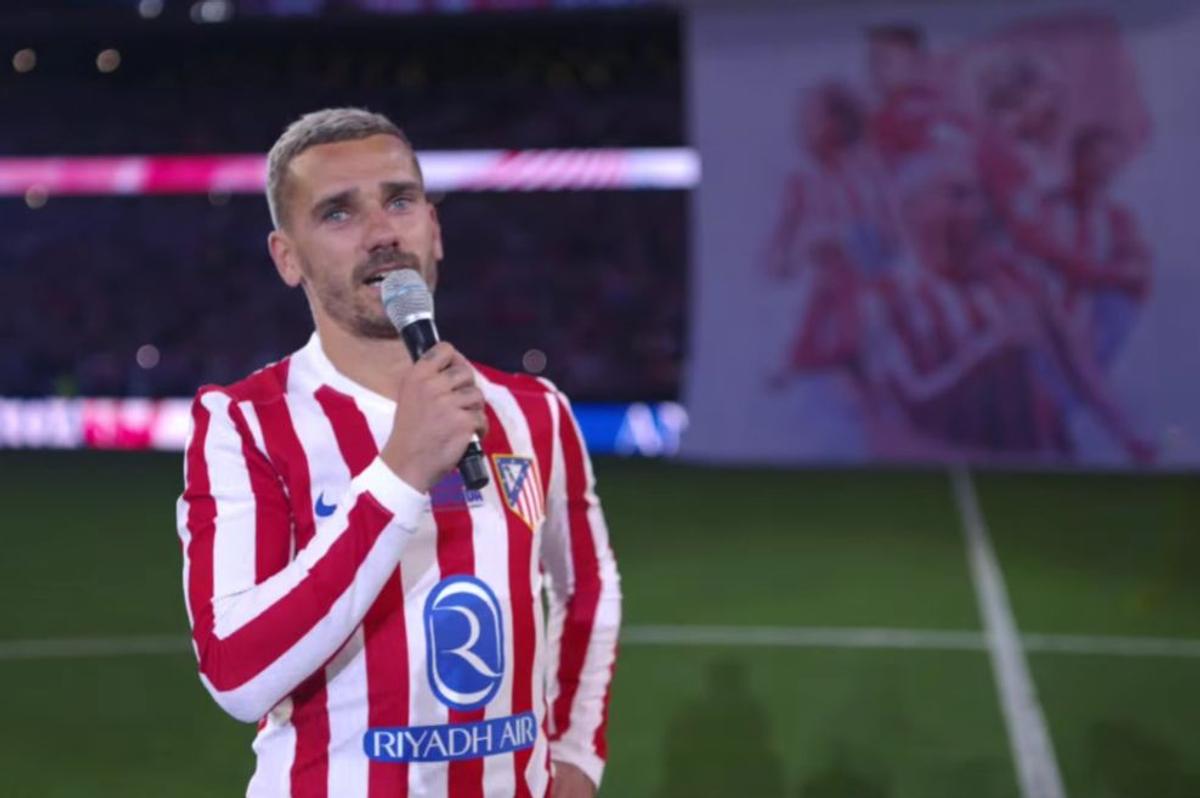 Atletico în lacrimi » Metropolitano și-a luat rămas bun de la legenda Antoine Griezmann: „Am greșit când am mers la Barcelona. Vă cer iertare”