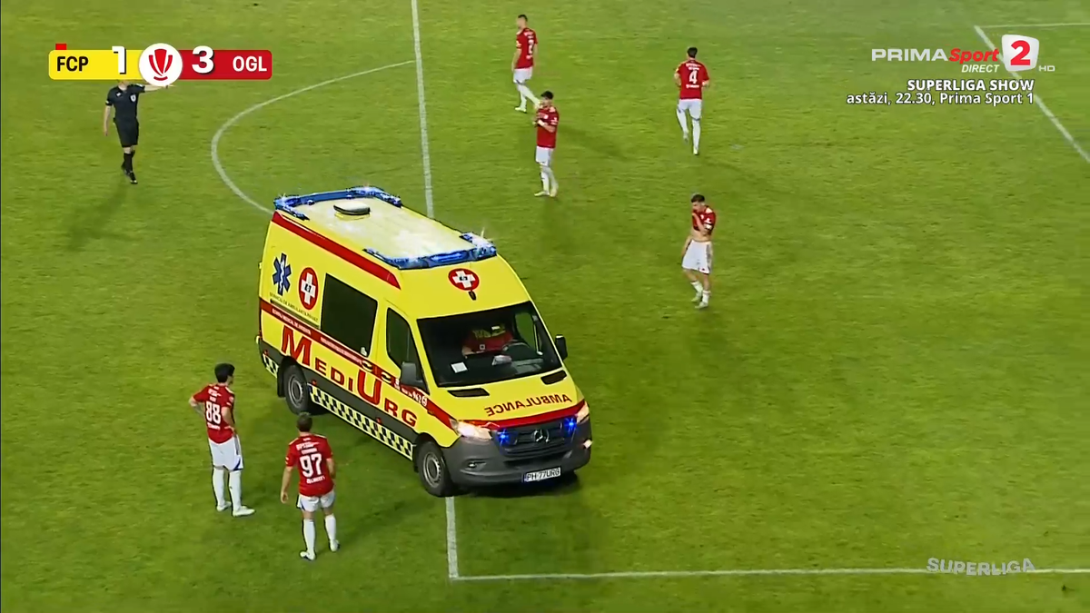 Aproape de o tragedie în Petrolul - Oțelul
