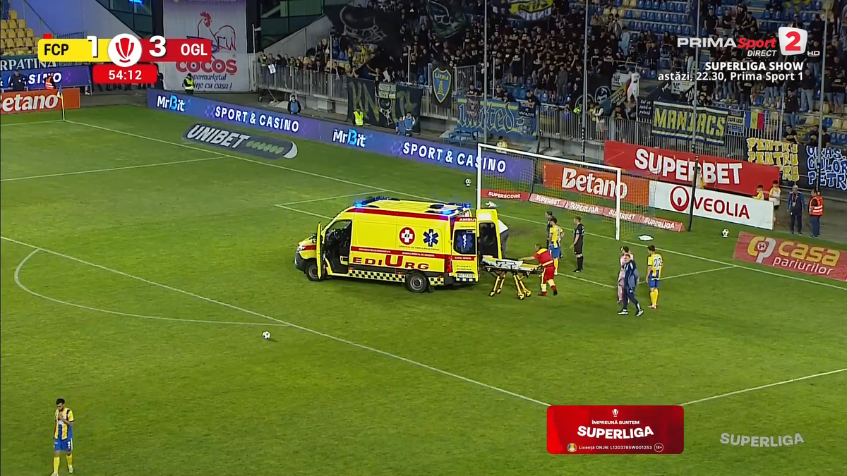 Aproape de o tragedie în Petrolul - Oțelul