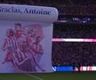 Atletico în lacrimi » Metropolitano și-a luat rămas bun de la legenda Antoine Griezmann: „Am greșit când am mers la Barcelona. Vă cer iertare”