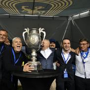 Sorin Cârțu, Mihai Rotaru, Ovidiu Costeșin. Universitatea Craiova a câștigat titlul de campioană în Superligă. Foto: Cristi Preda (GSP.RO)