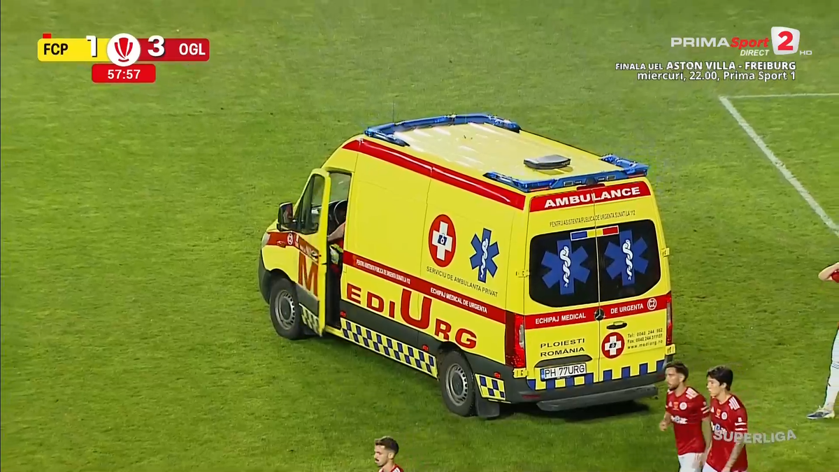 Aproape de o tragedie în Petrolul - Oțelul