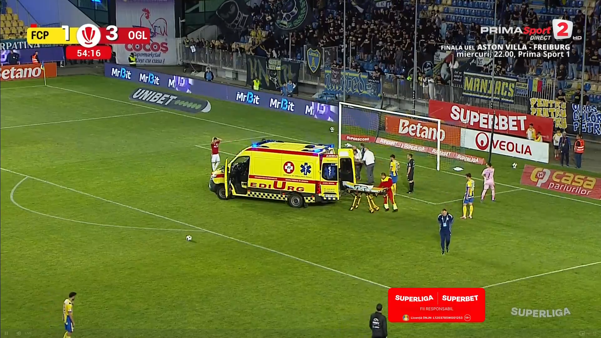 Aproape de o tragedie în Petrolul - Oțelul