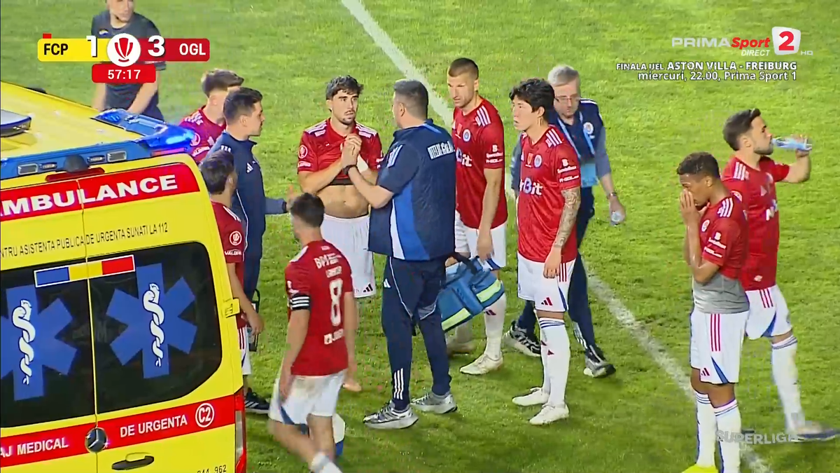 Aproape de o tragedie în Petrolul - Oțelul