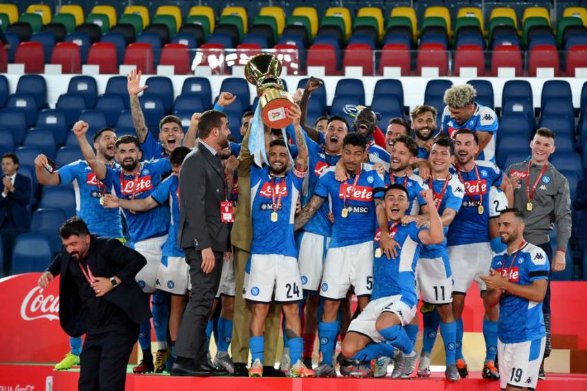 Napoli a câștigat Cupa Italiei în fața lui Juventus // Sursă foto: Getty