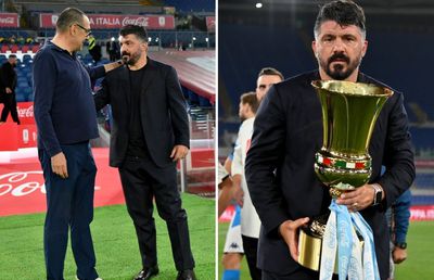 Napoli - Juventus. Gennaro Gattuso, emoționat după triumful din finala Cupei Italiei: „Viaţa mi-a luat ceva, Dumnezeul fotbalului mi l-a înapoiat"