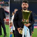 Gennaro Gattuso a câștigat primul său trofeu ca antrenor, după ce Napoli a trecut de Juventus în finala Cupei Italiei // foto: Guliver/gettyimages