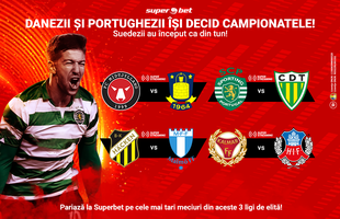 Pariază la Superbet că Midtjylland își securizează titlul, că Sporting Lisabona prinde locul 3, dar și pe meciuri cu goluri multe în Allsvenskan!