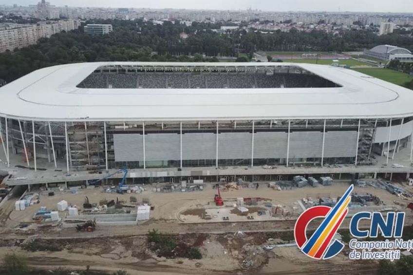 Așa arată acum stadionul Ghencea // foto: captură Facebook @ CNI