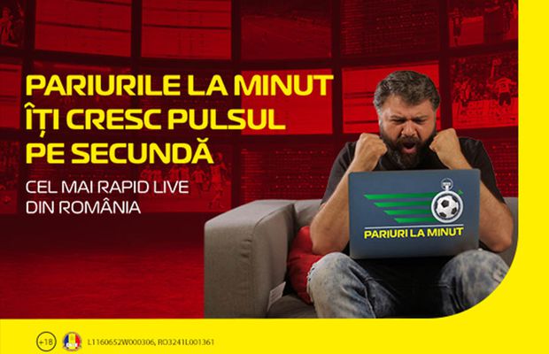 Prinzi viteză în LIVE, cu Pariurile la Minut! Golurile, cornerele și cartonașele fac toți banii