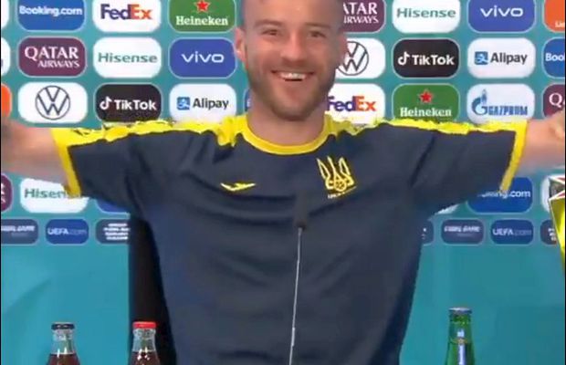 Vedeta Ucrainei, show la conferință după meciul de la București » I-a sfidat pe Ronaldo și Pogba: „Vă rog, contactați-mă”