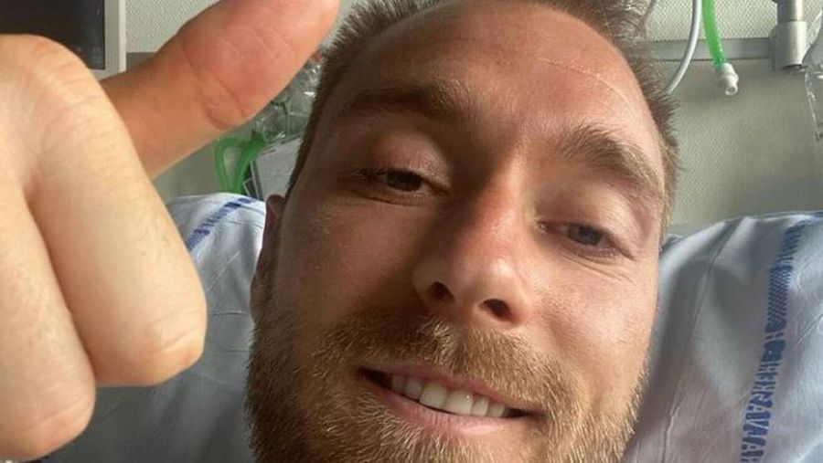 Christian Eriksen a părăsit spitalul » Și-a vizitat colegii și a transmis un mesaj de mulțumire: „Voi fi alături de ei luni!”