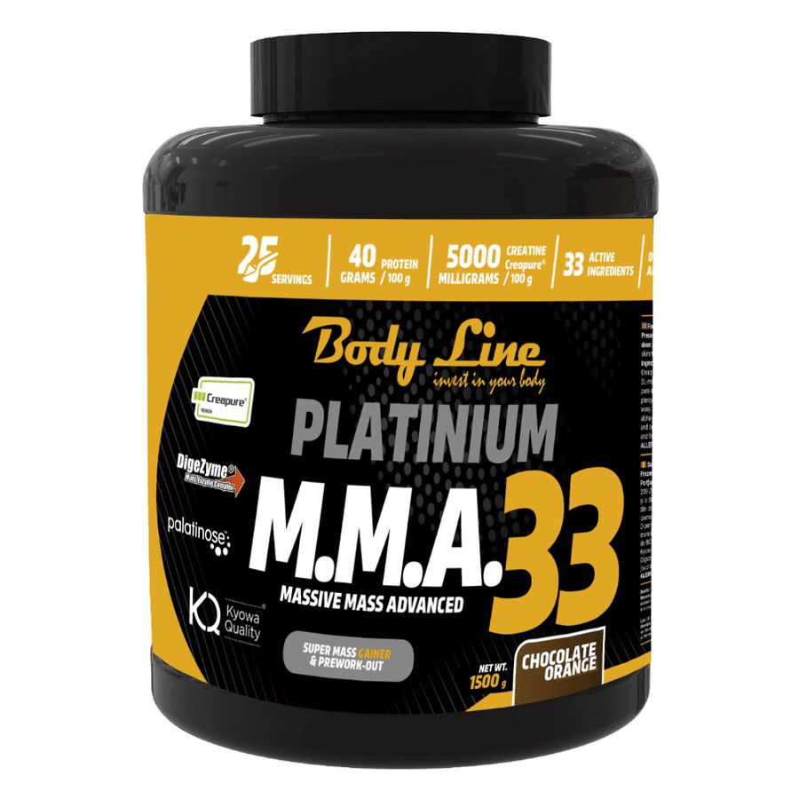 M.M.A 33 de la Body Line – supliment nutritiv pentru masă musculară rapidă.